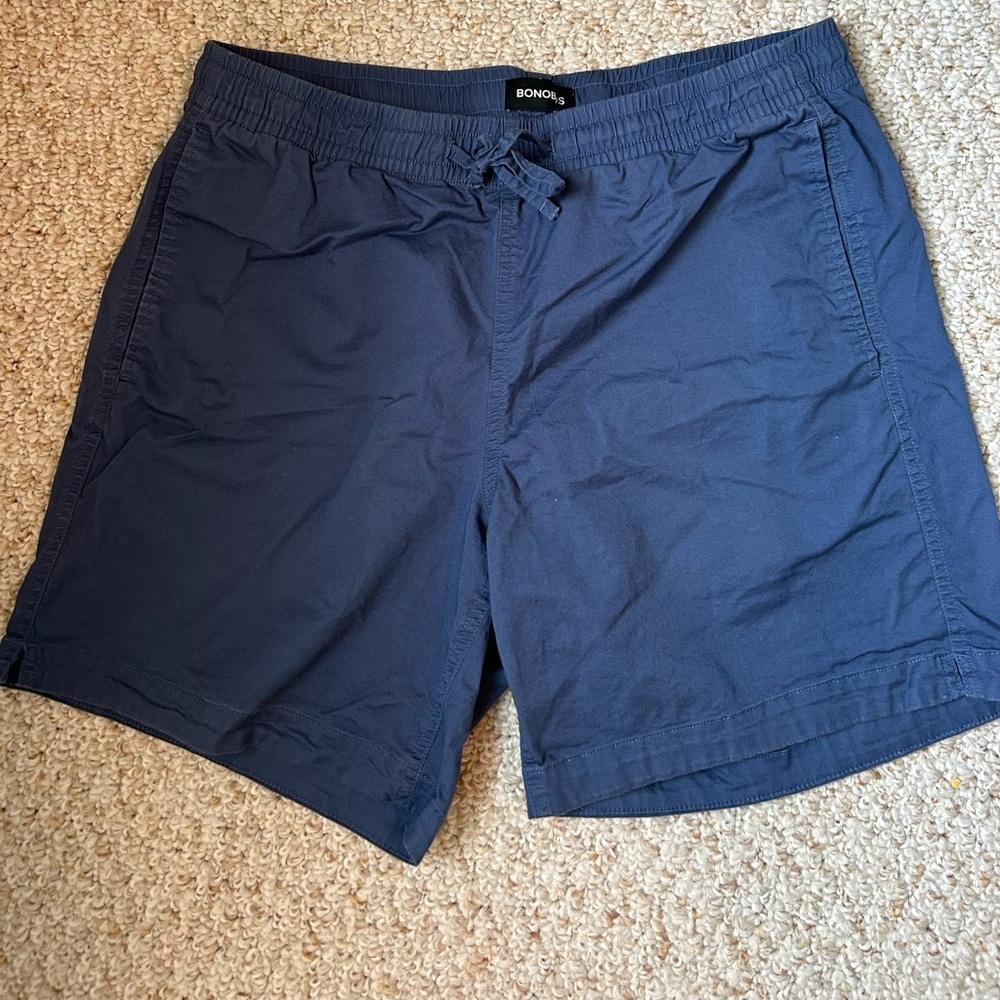Bonobos Men’s Anywhere 7 Inch Shorts Blue, Sz M